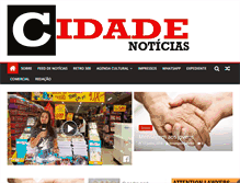 Tablet Screenshot of jornalcidadenoticias.com.br